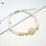 Pulseras Hilo Murano - Árbol de la Vida Combinación Cielo