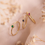 Anillos - Rainbow Azul