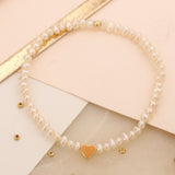 Pulseras Perla - Corazón de Oro