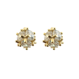 Aretes Mini - Esfera Cristal