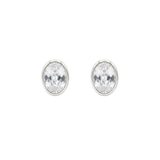Aretes Mini- Oval Bezel
