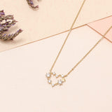 Collares - Silueta Corazón Puntos de Luz