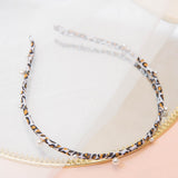 Diadema - Guadalupe Animal Print Perlas