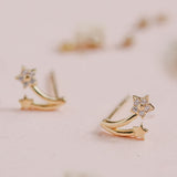 Aretes Mini - Estrellas Fugaces