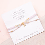Pulseras Hilo Murano - Estrella circones combinación cielo
