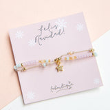 Pulseras Hilo Murano - Estrella circones combinación cielo