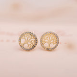 Aretes Mini - Árbol de la vida circones