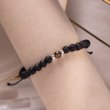 Pulseras Hilo Nudo - Ojo de Tigre Silver