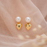 Argollas - Corazón y Perla