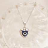 Collares - Ojo Turco Azul Silver
