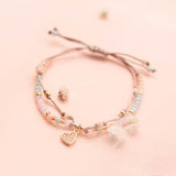 Pulseras Hilo Murano - Kids Muranos Pastel con Dije
