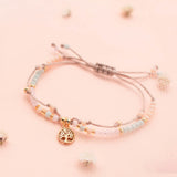 Pulseras Hilo Murano - Kids Muranos Pastel con Dije