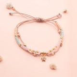 Pulseras Hilo Murano - Kids Muranos Pastel con Dije