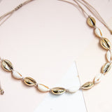 Choker - Full Caracol Blanco y Dorado