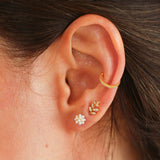 Aretes Mini - Bouquet mini de Perlas