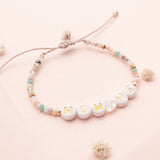 Pulseras Hilo Murano - Kids Mom Loves Me Para Niña