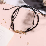 Pulseras Hilo Murano - Infinito Negro