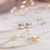 Aretes Mini - Lenteja silver