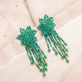 Maxi Aretes - Floral Fiesta Green