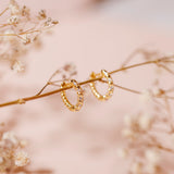 Argollas - Gold Twist Hoops