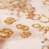 Argollas - Gold Twist Hoops