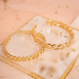 Pulseras Eslabones - Chunky Gold