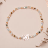Pulseras Murano - Mariposa Silver