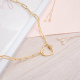 Collares - Eslabones Slim y Dije Corazón