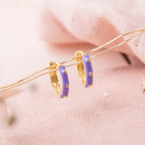 Argollas - Purple