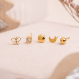 Aretes Mini - Bombita Gold