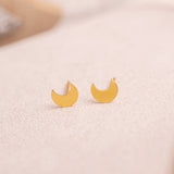 Aretes Mini - Lunita Gold