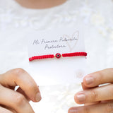 Pulseras Hilo Tejidas - Ojo Turco Rojo Bebé