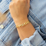 Pulseras Eslabones - Chunky Gold