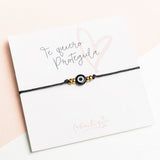 Pulseras Hilo Básicas - Ojo Turco Negro
