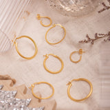 Argollas - Snake Gold S