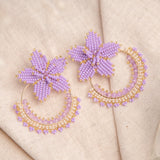 Maxi Aretes - Spring Bloom Purple