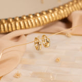 Argollas - Donitas detalles Cristal