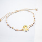 Pulseras Hilo Nudo - Laura Guadalupe Hilo y Piedras Nude
