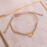 Pulseras Hilo Tejidas - Alma y Corazón