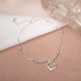 Pulseras Broche - Corazón Diana Silver
