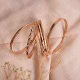 Pulseras Bangles - Rose Gold Circones Centrales