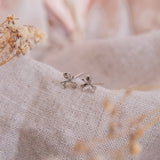 Aretes Mini - Trébol silver