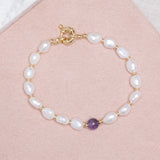 Pulseras Broche - Amatista