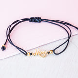 Pulseras Hilo Nudo - Mom Negro