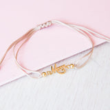 Pulseras Hilo Nudo - Mom Beige