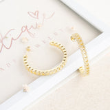 Argollas - Golden Chain Hoops
