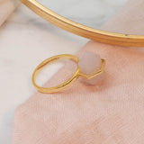 Anillos - Cuarzo Rosado