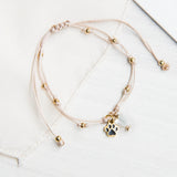 Pulseras Hilo Nudo - Pet Lover Huellita y Corazón