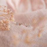 Aretes Mini - Estrellitas brillantes silver