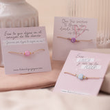 Pulseras Hilo Básicas - Inicial Rosa